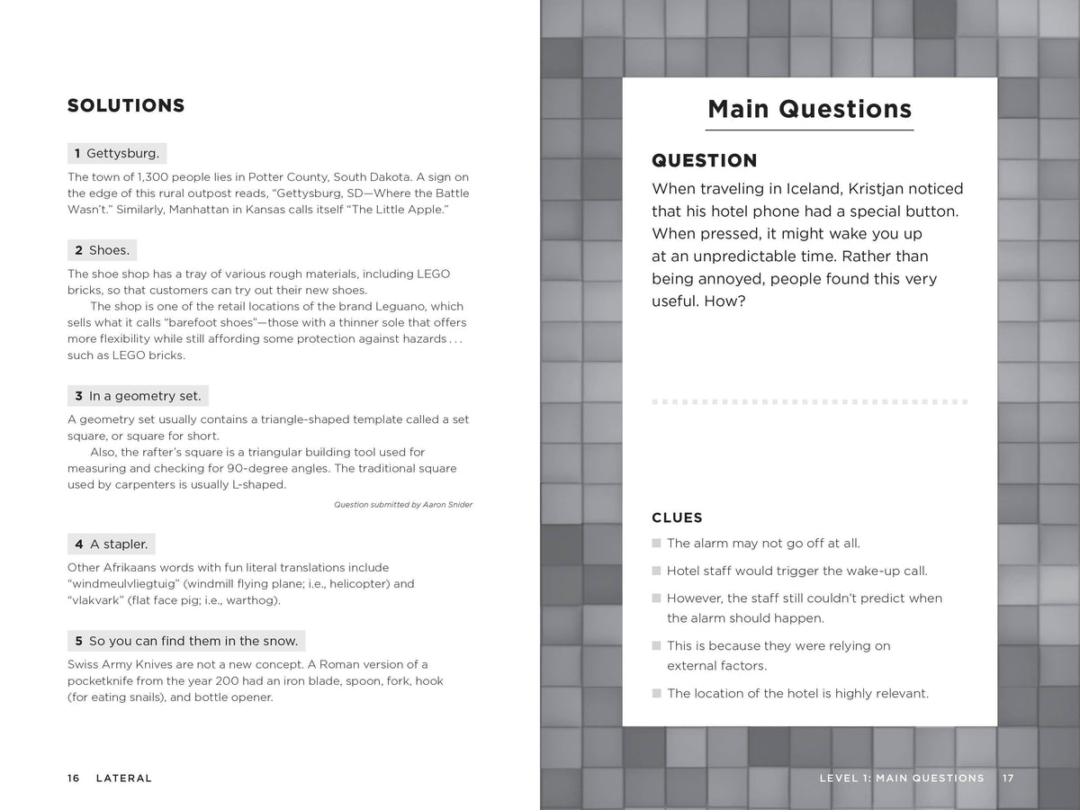 Lateral: Wonderful Answers to Weird Questions by Tom Scott & David Bodycombe