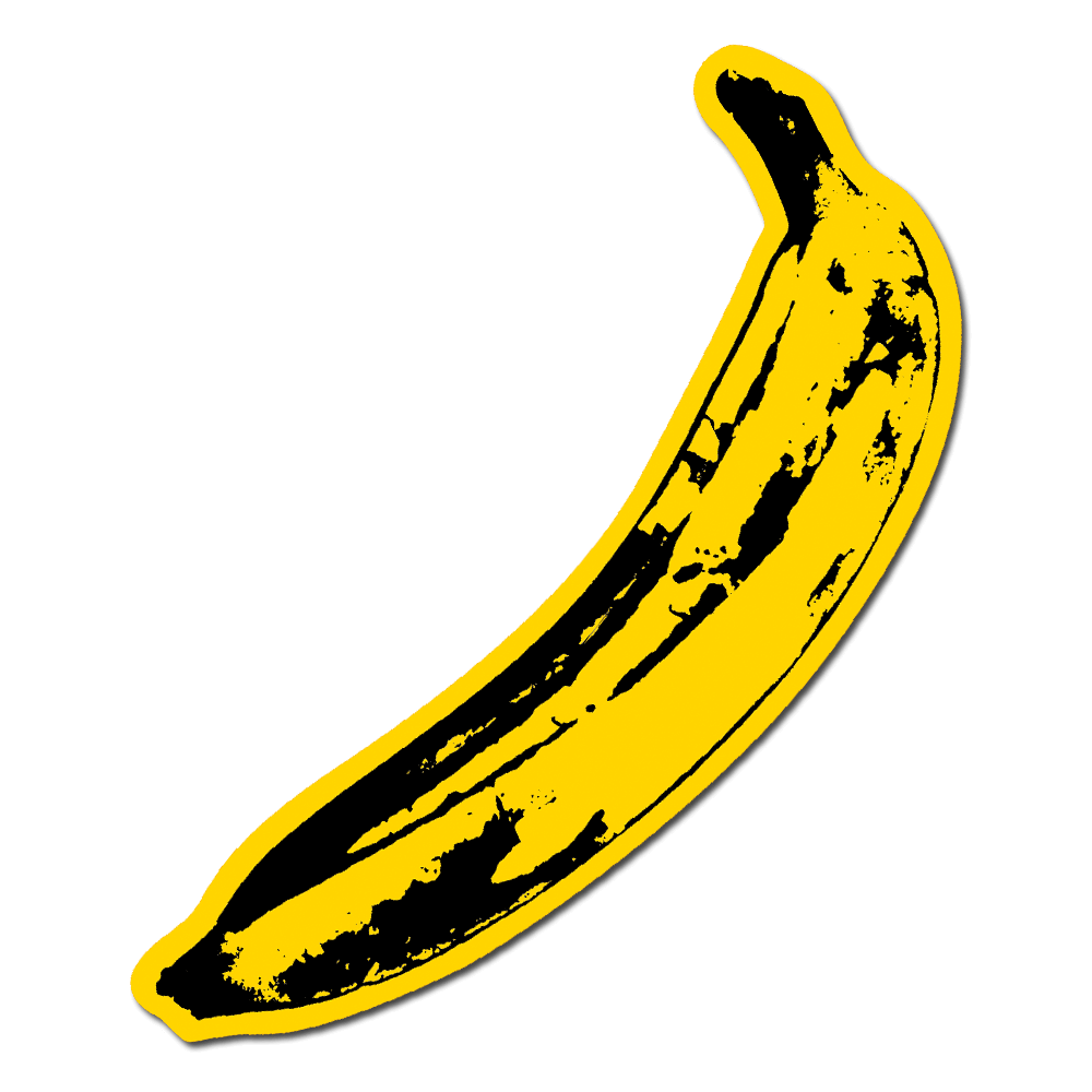 Big Banana by Andy Warhol - Sticker