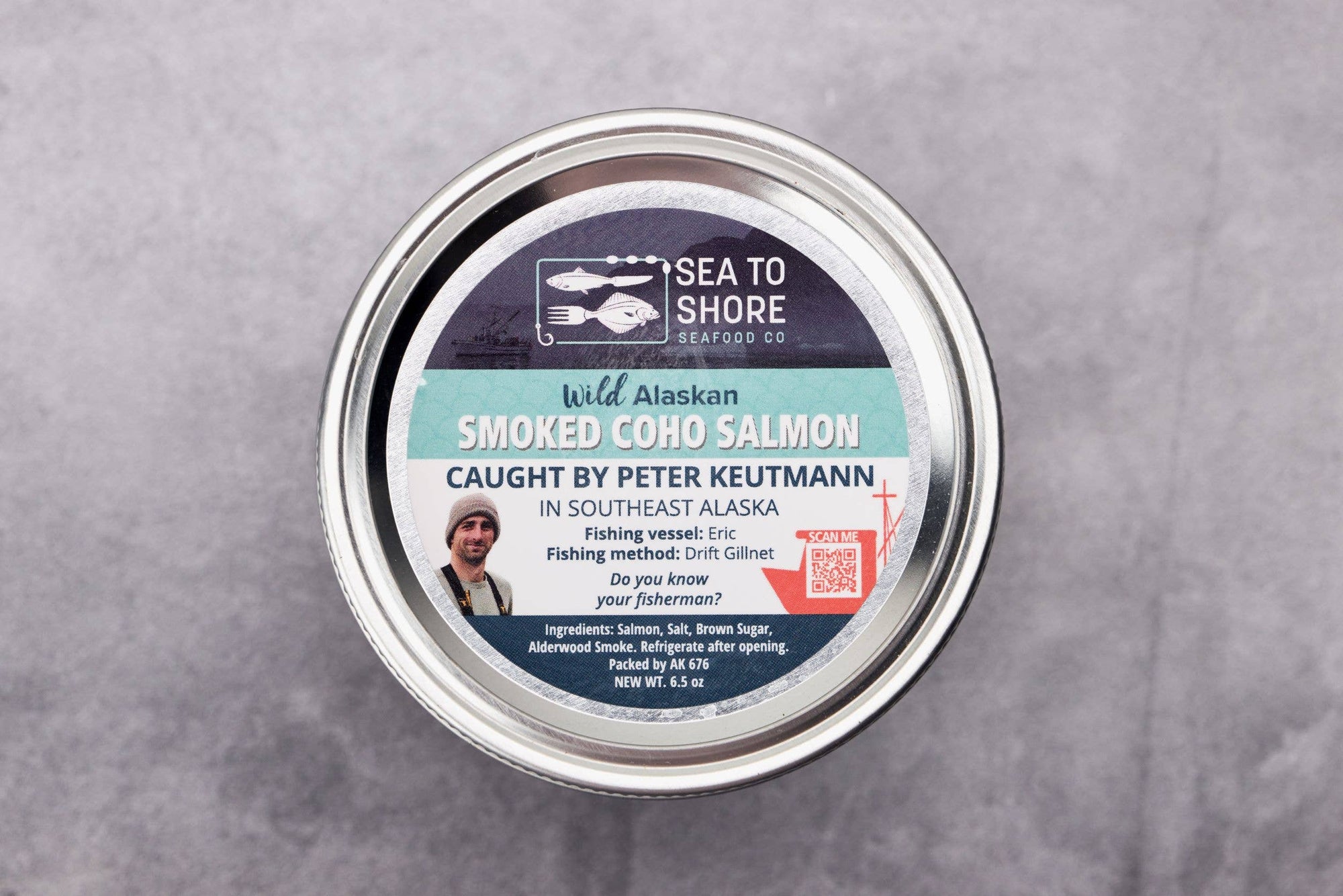Wild Alaskan Smoked Coho Salmon Jar - Space Camp