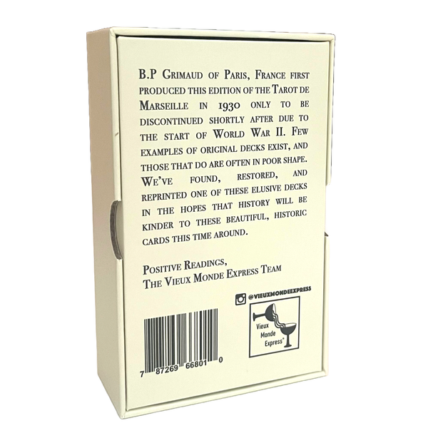 1930 Tarot de Marseille & Guide