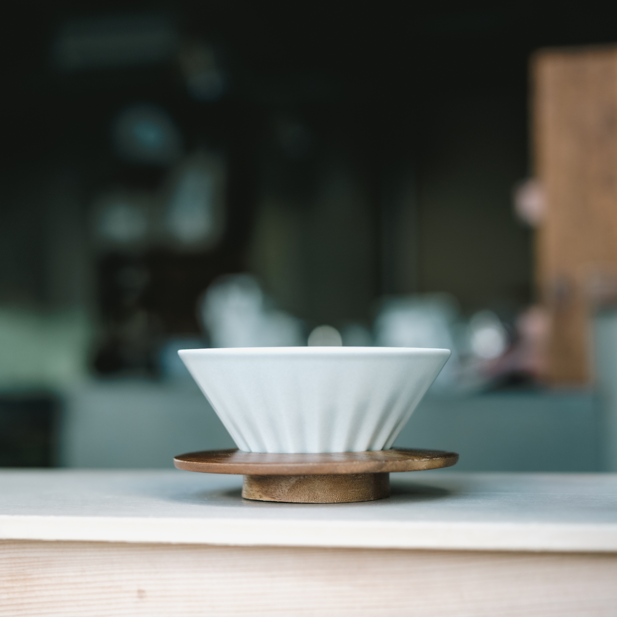 Origami - Tea Dripper - Matte Blue