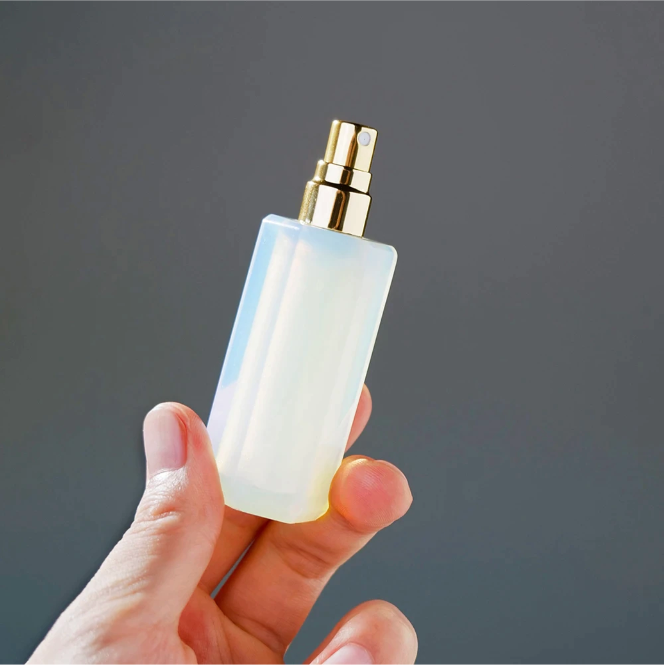 Natural Crystal Gem Perfume Bottles