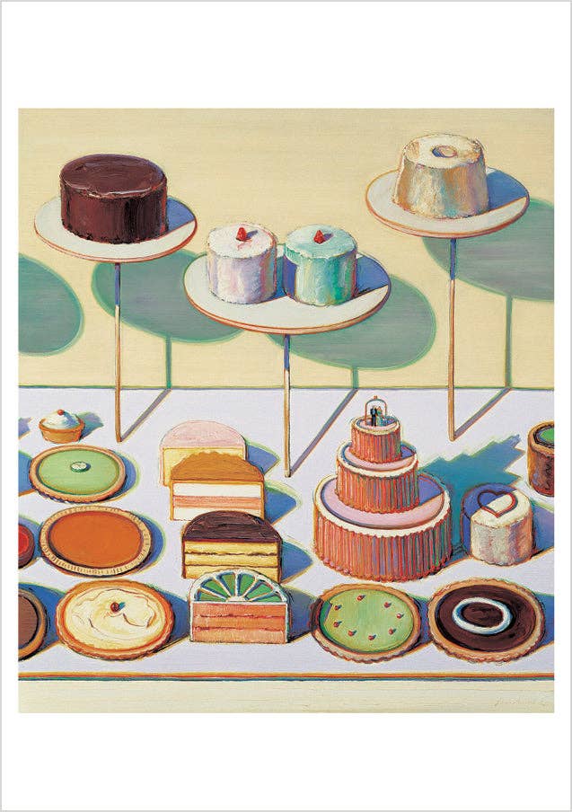 Pomegranate - Wayne Thiebaud: Cakes and Pies Notecard