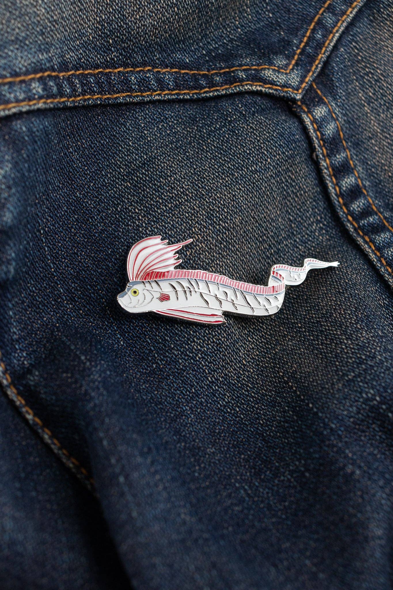 Regalecus Glesne (Giant Oarfish) Pin - Space Camp
