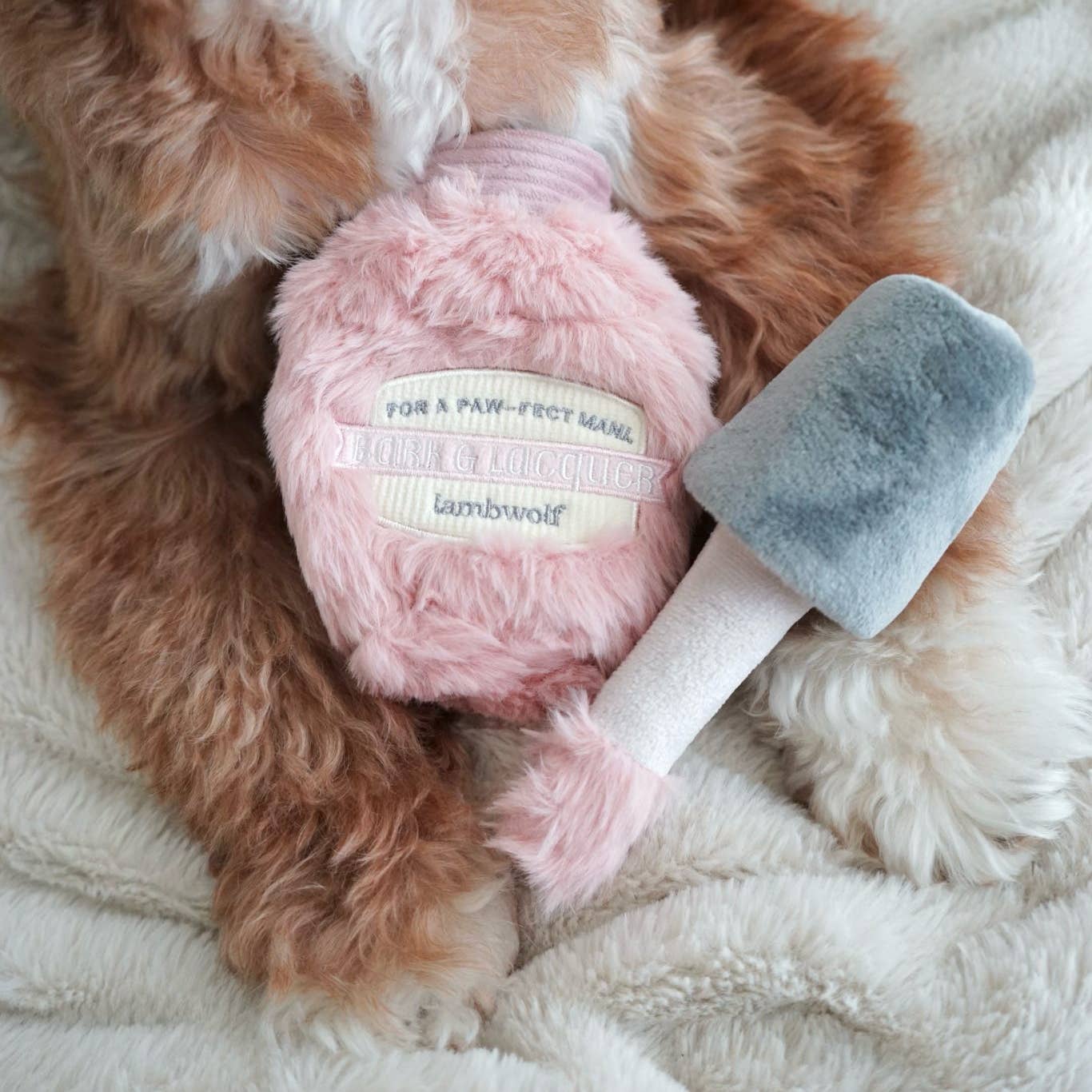Lambwolf Collective - Enrichment Snuffle Dog Toy - Nail Polish