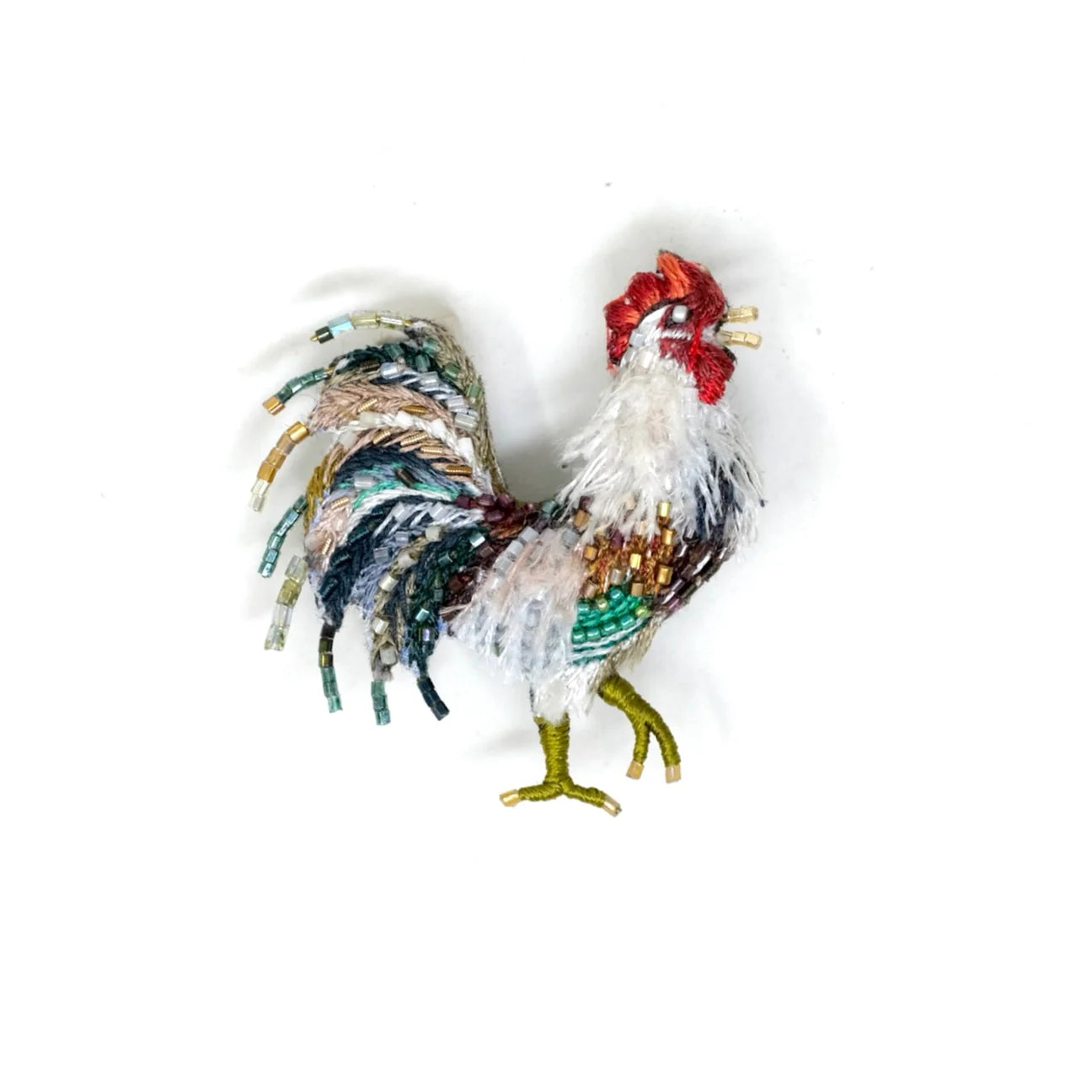 Aurora Rooster Brooch