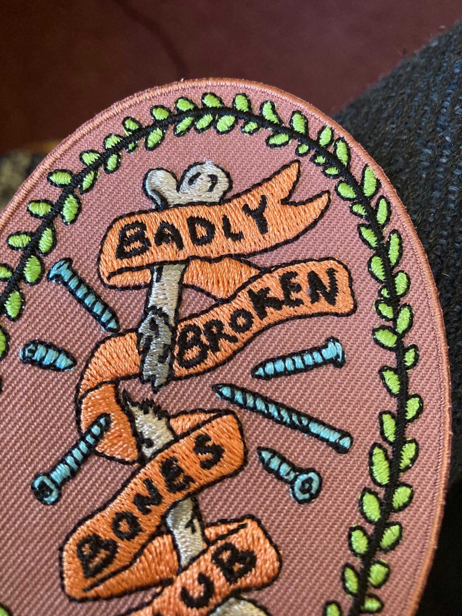 Badly Broken Bones Patch - Space Camp