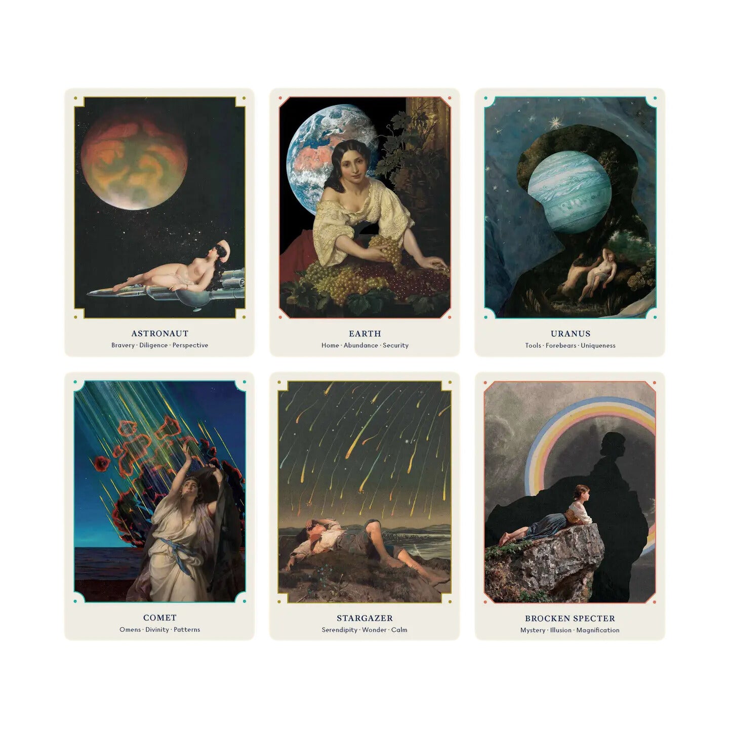 Broccoli The Celestial Oracle 44 Card Deck and Guidebook at Space Camp in Portland Oregon