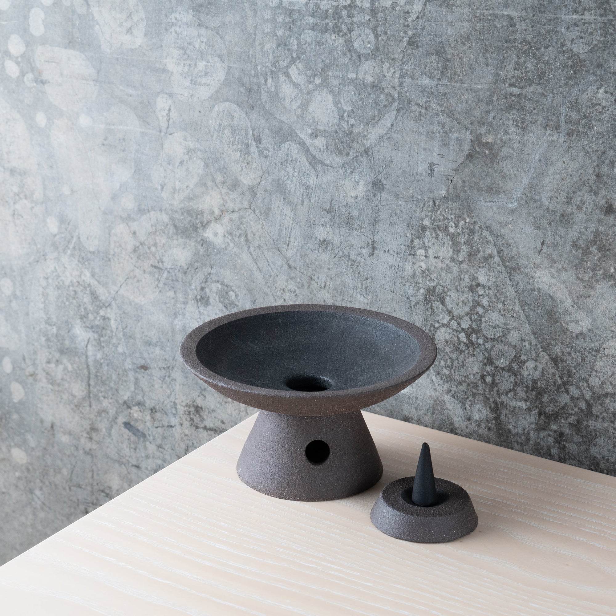 Ritual Object - Micro Incense Burner - Natural Black