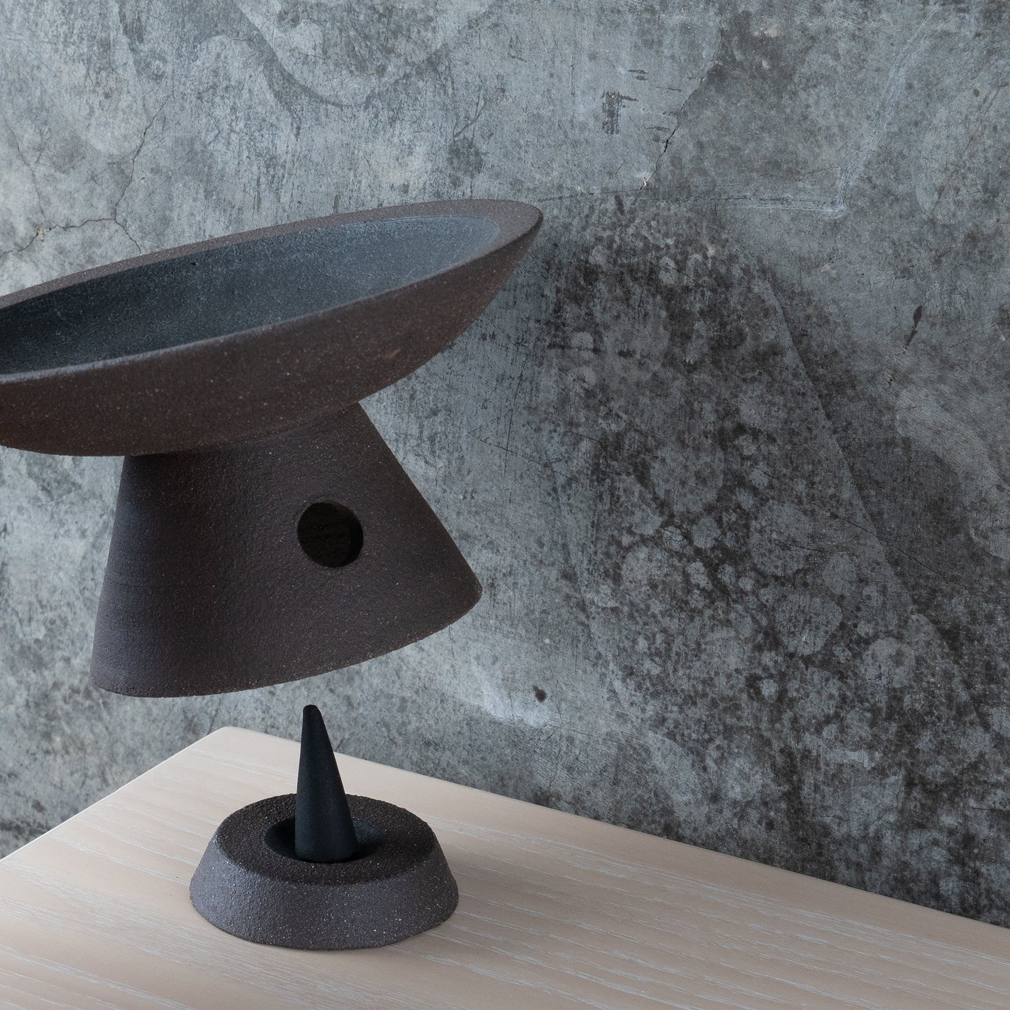 Ritual Object - Micro Incense Burner - Natural Black