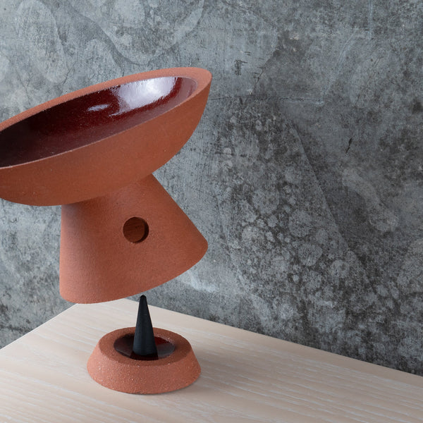 Ritual Object - Micro Incense Burner - Red