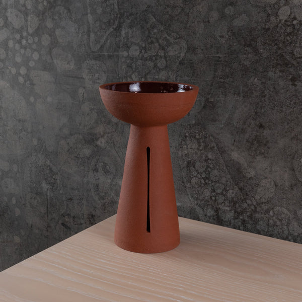 Ritual Object - Tall Incense Burner - Red