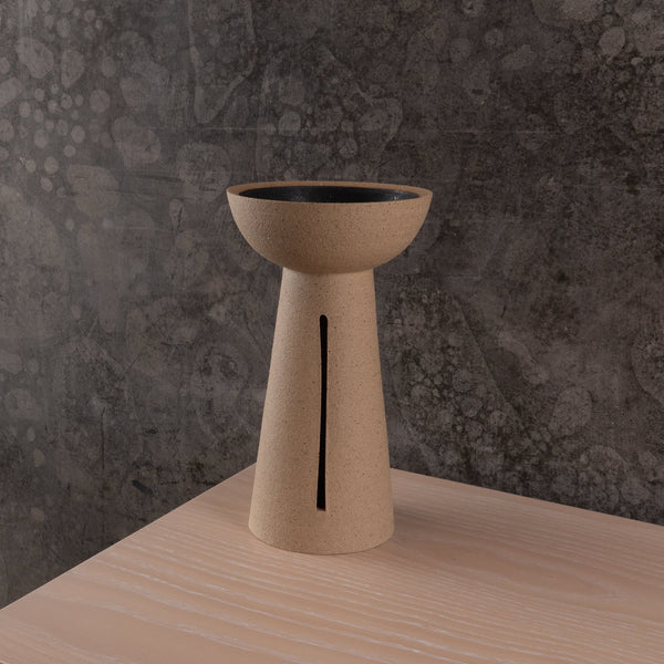 Ritual Object - Tall Incense Burner - Sand