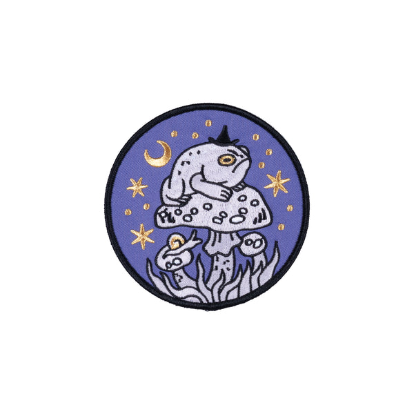 Grumpy Toad Witch - Embroidered Patch - Space Camp