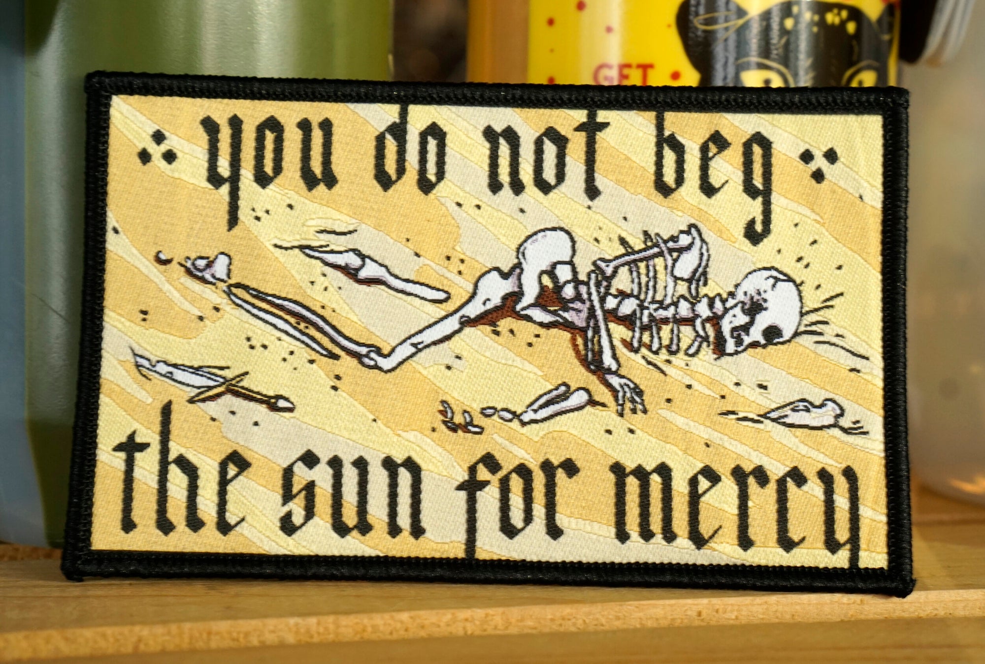 "you do not beg the sun for mercy" - Dune Patch - Space Camp