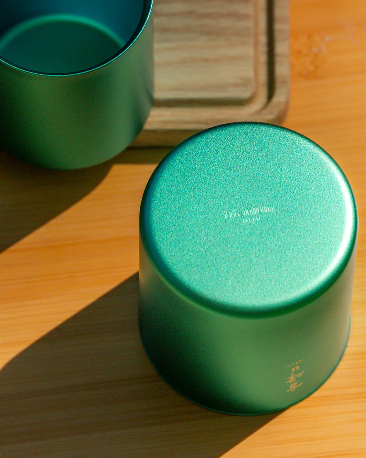Snow Peak - Anodized Titanium - Summer Stacking Mug Set - Green