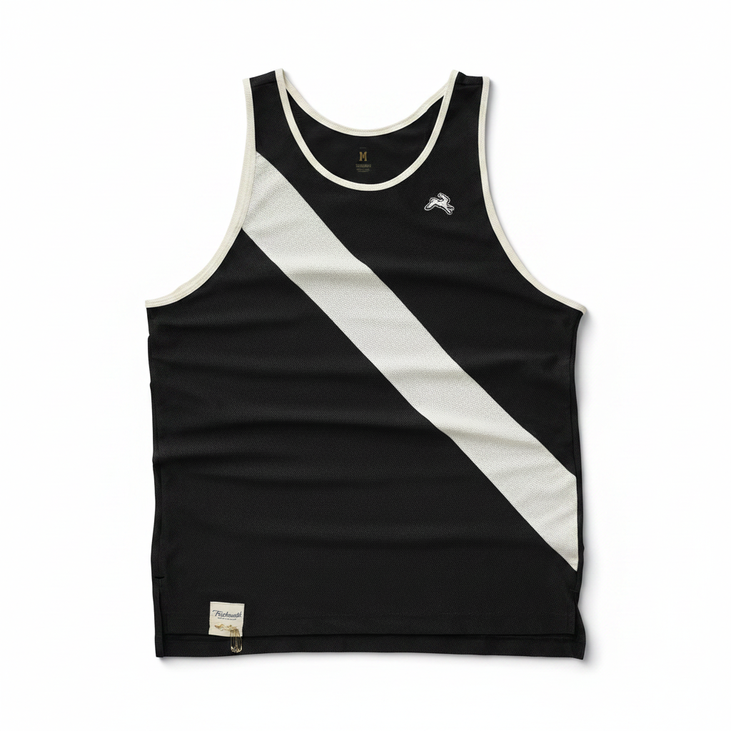Tracksmith - Van Cortlandt Singlet - Black/Ivory
