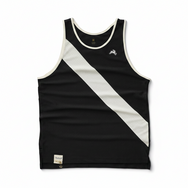 Tracksmith - Van Cortlandt Singlet - Black/Ivory