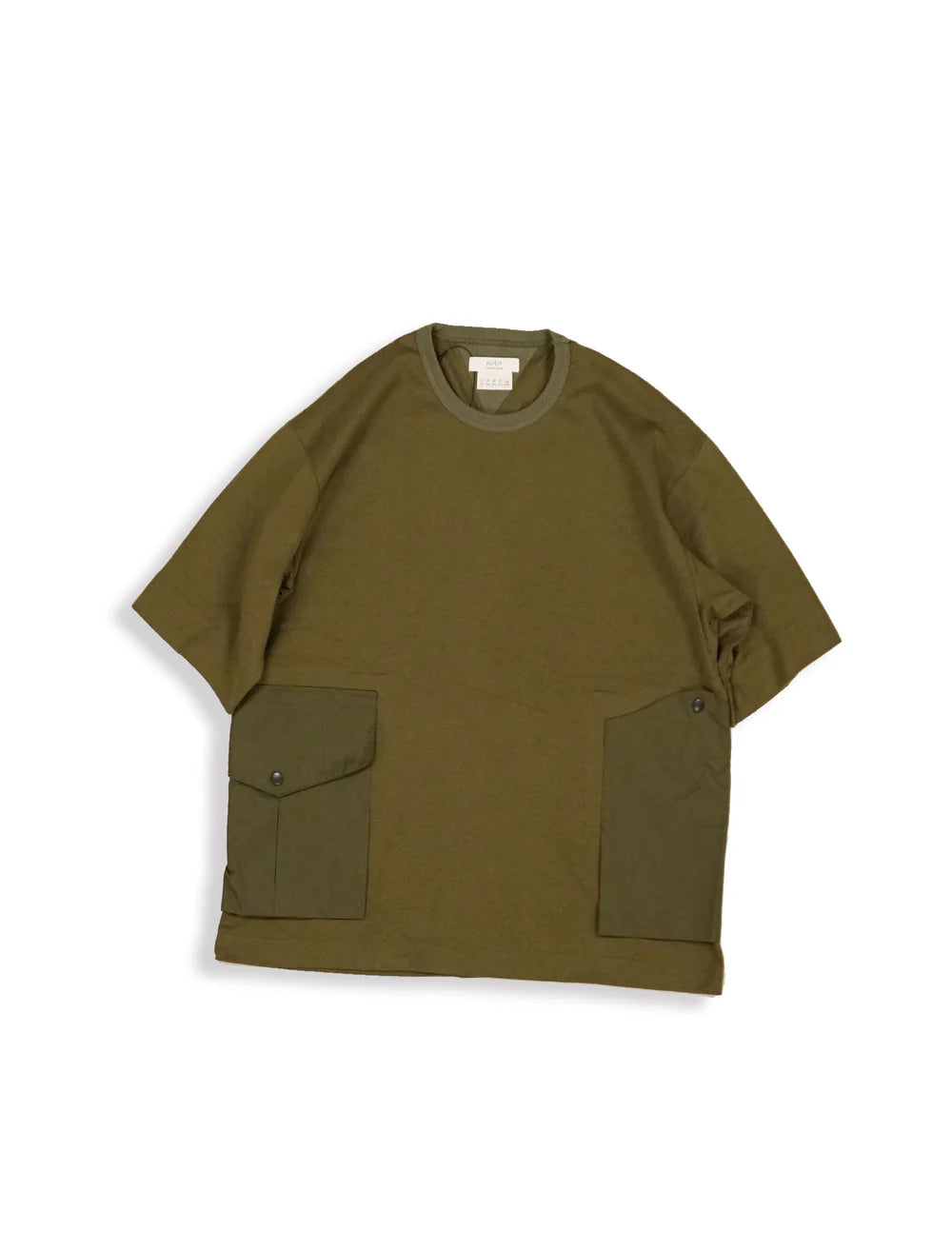 Norbit - Side Pocket Big T-Shirt - HNCS-016 - Olive - Space Camp