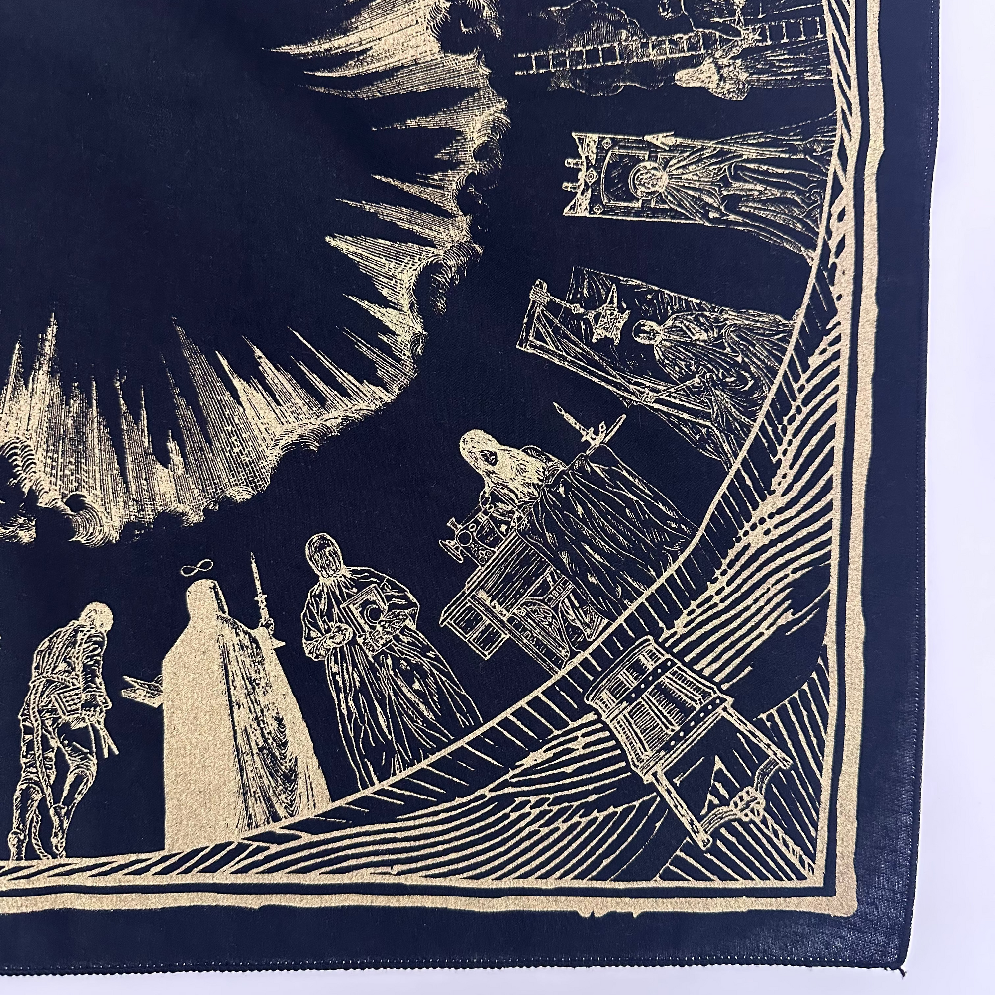 The Somnia Tarot Spread Cloth - "The Journey" - Black