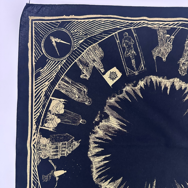 The Somnia Tarot Spread Cloth - "The Journey" - Black