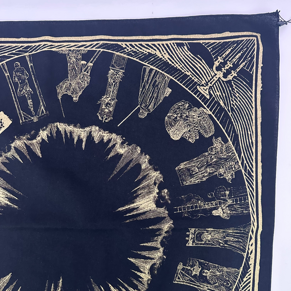 The Somnia Tarot Spread Cloth - "The Journey" - Black