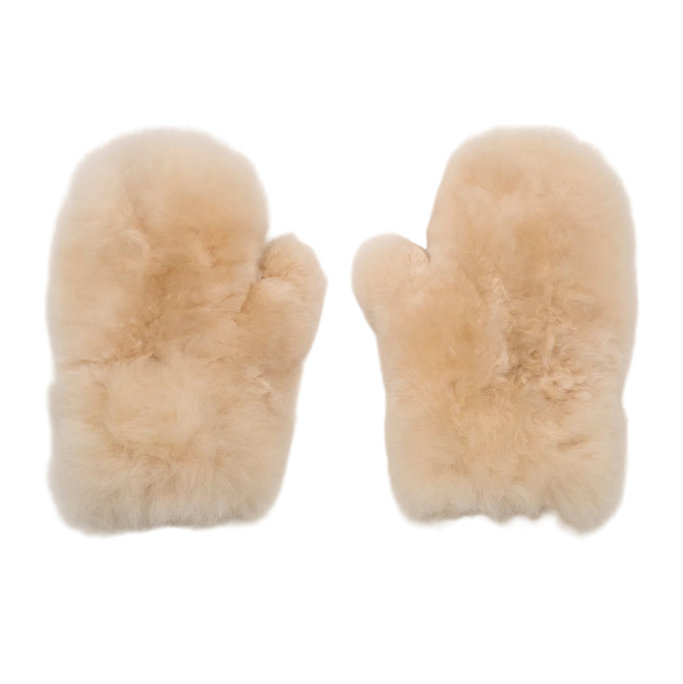 Intiearth - Alpaca Mittens - Champagne