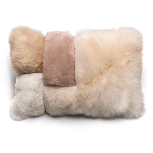 Intiearth - Alpaca Colorbock Lumbar Pillow - Sandstone