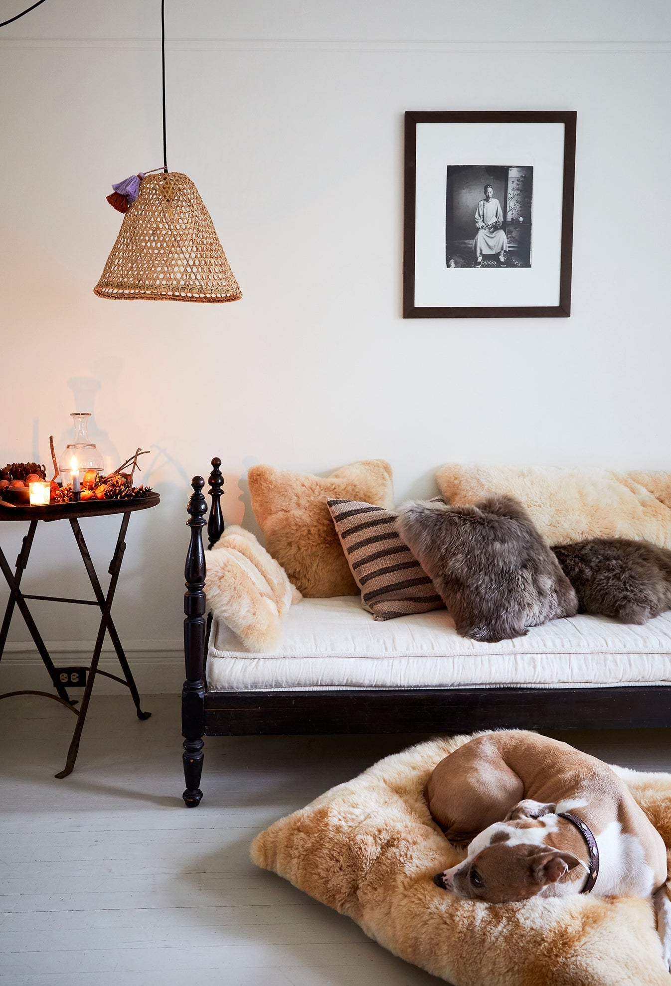 Intiearth - Alpaca Extra-Long Lumbar Pillow - Crema