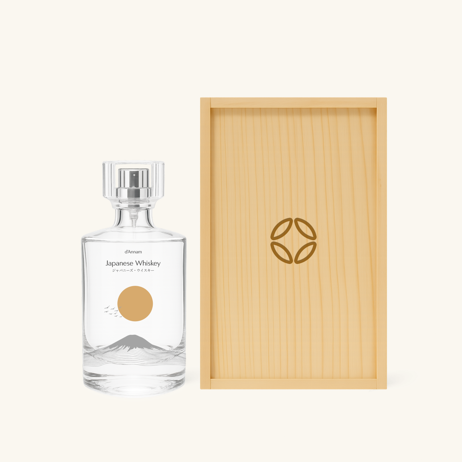 d’Annam Japanese Whiskey de Parfum 50ml spray bottle at The Marie-Marie in Portland, Oregon