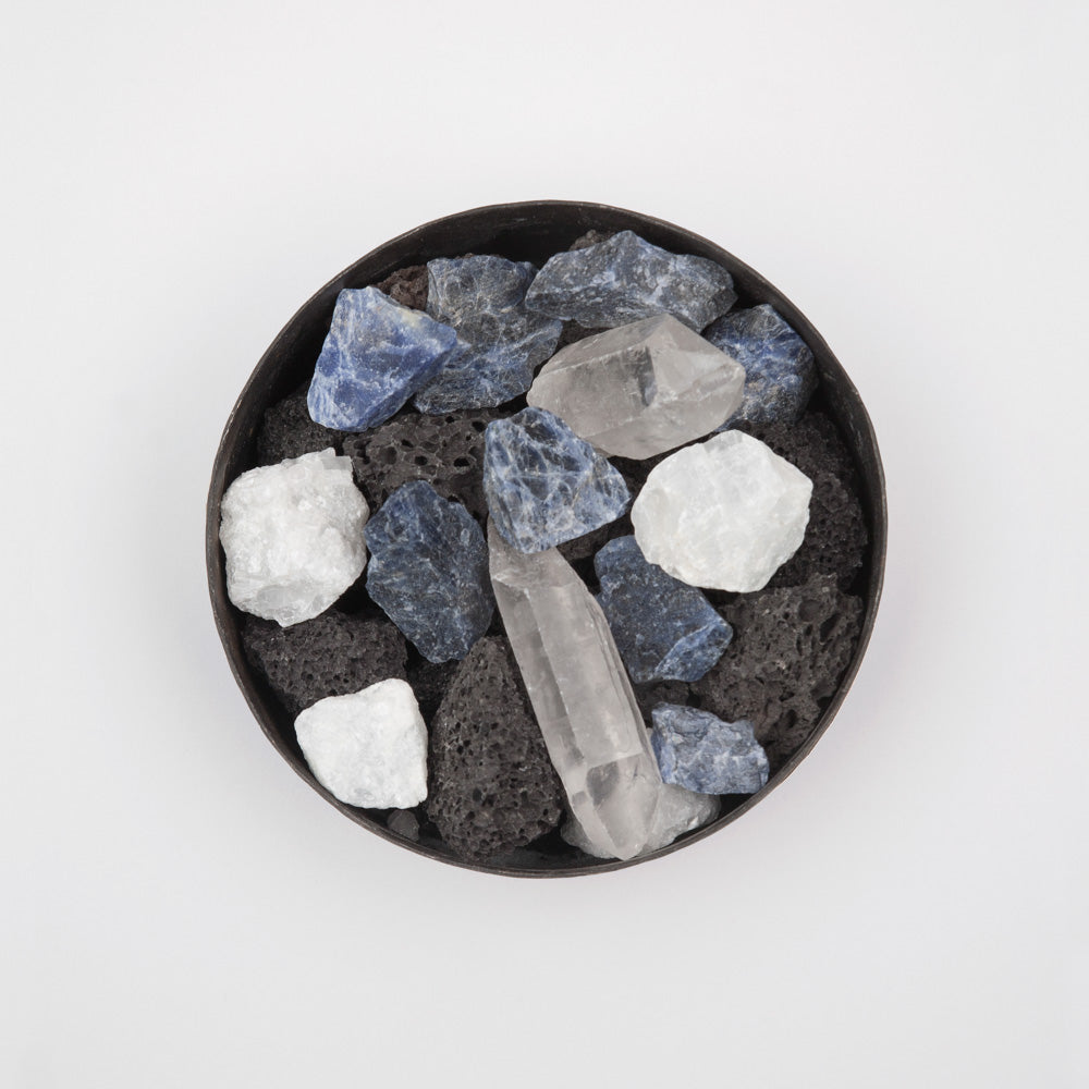 MAD et LEN - Lava Blue Black Block Horizontal
