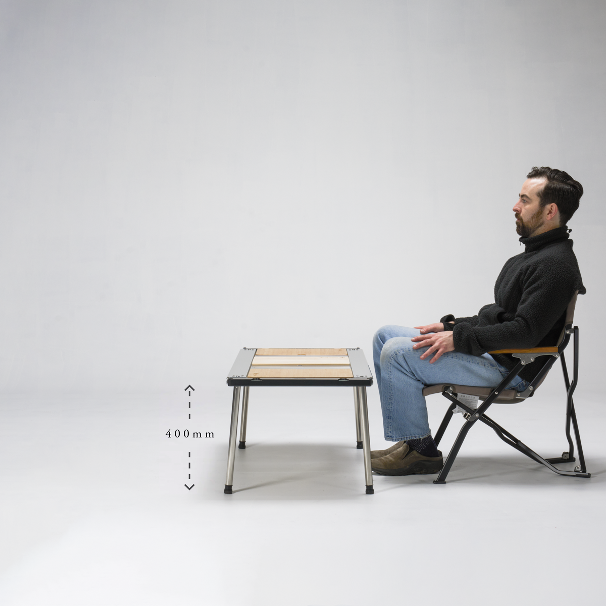 Snow Peak - Luxury Low Beach Chair - Ivory