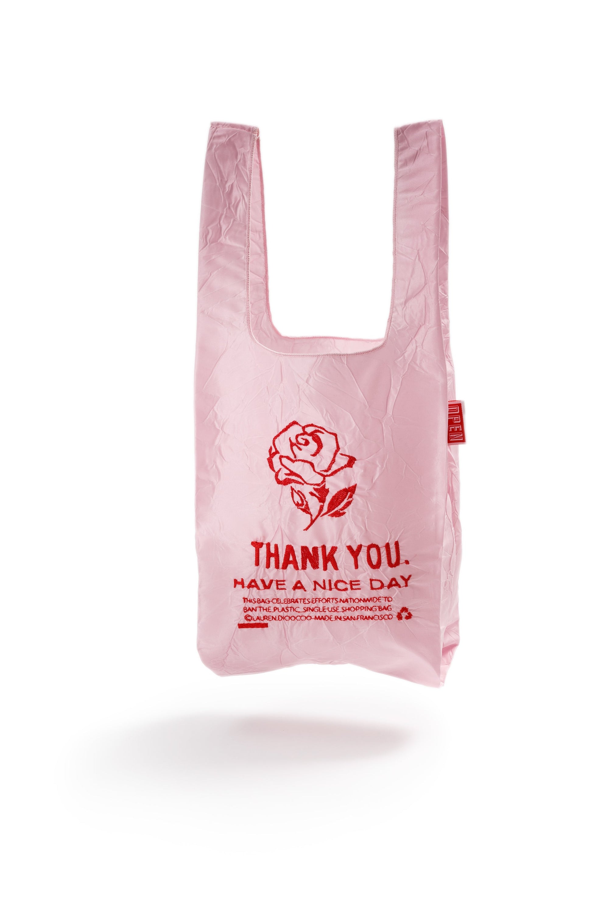 Mini Thank You Tote - Rose - Pink - Space Camp