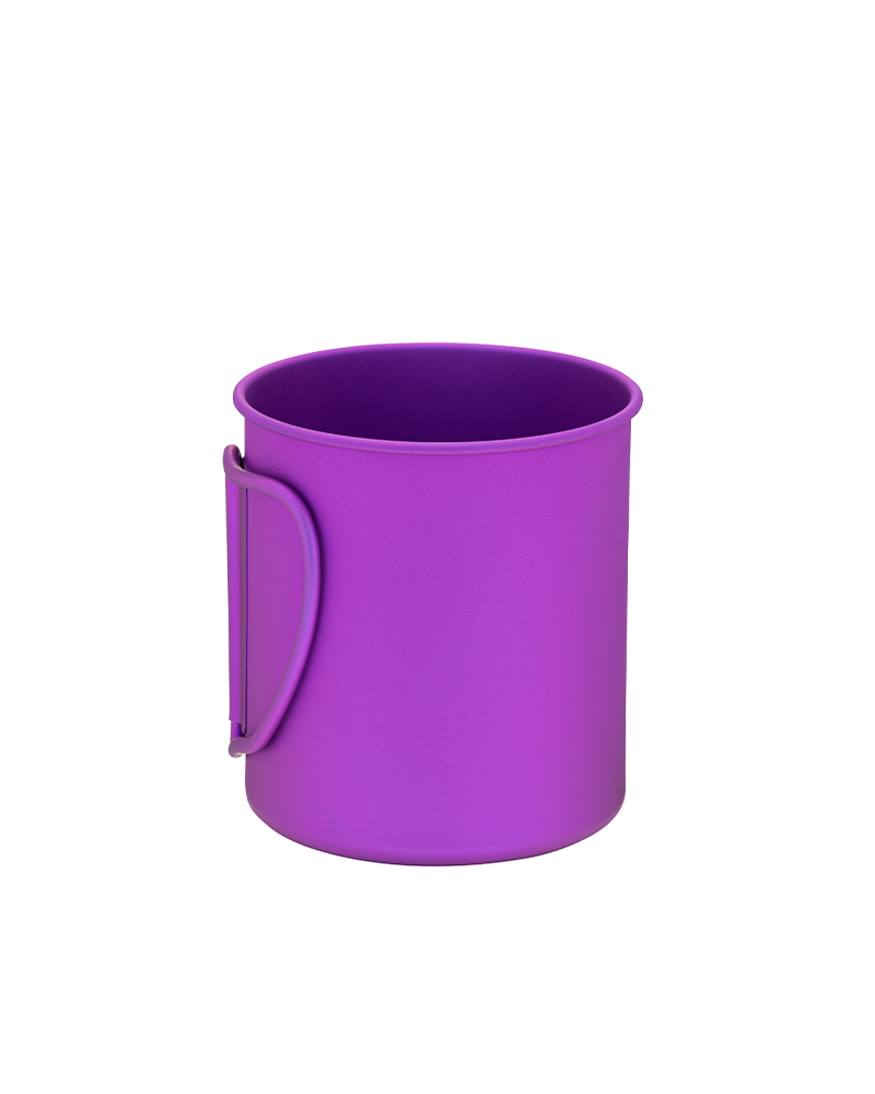 Snow Peak - Ti-Single 450 Anodized Cup - Purple - Space Camp