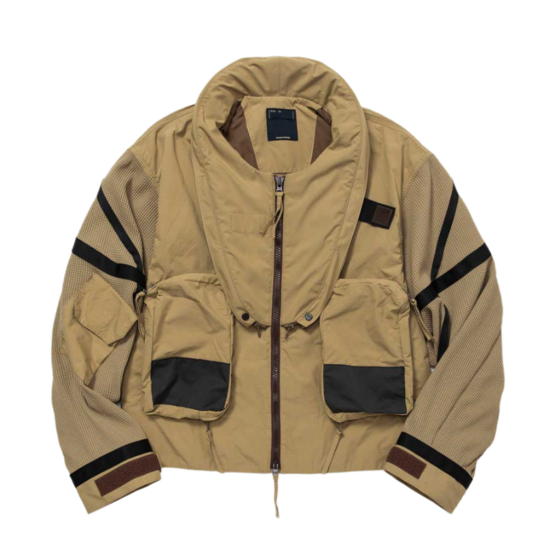 Beaufort Flight Jacket in Beige - Space Camp