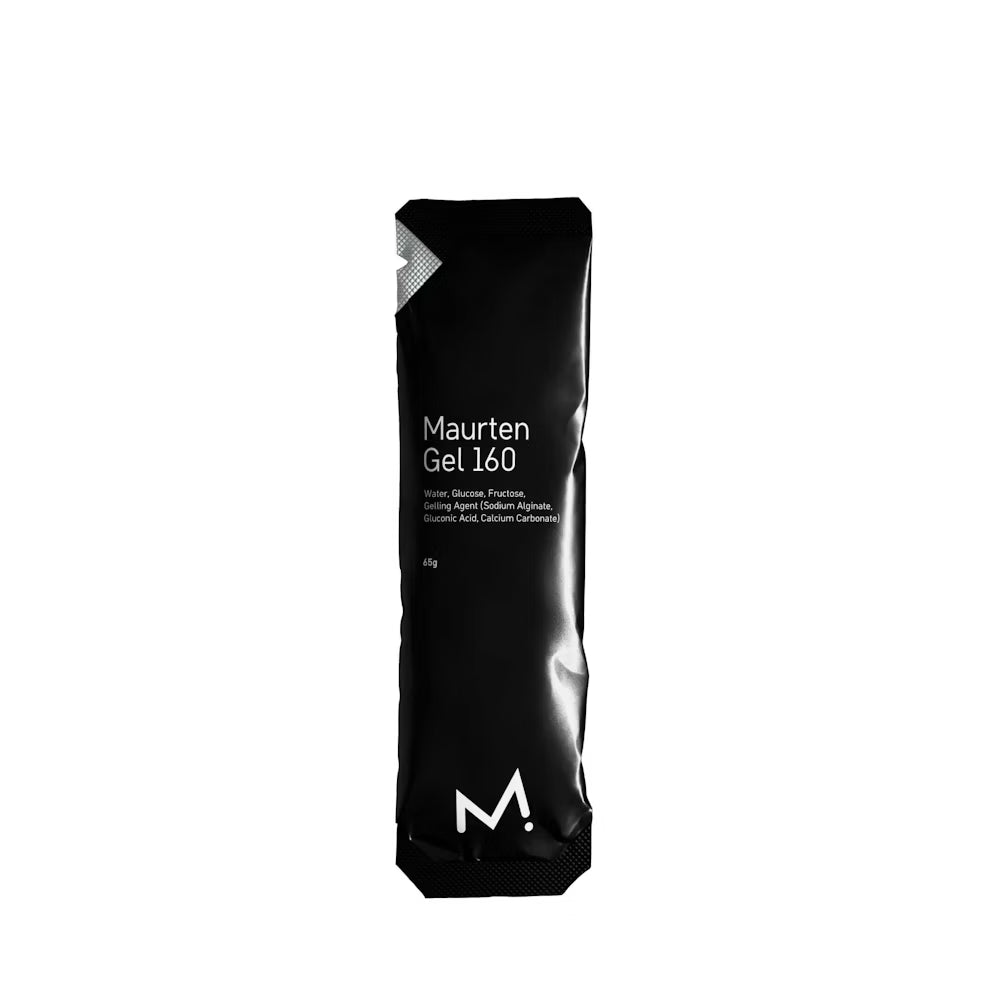 Maurten - Gel 160 in black packet served as single or pack pf 12 at Space Camp in Portland, Oregon