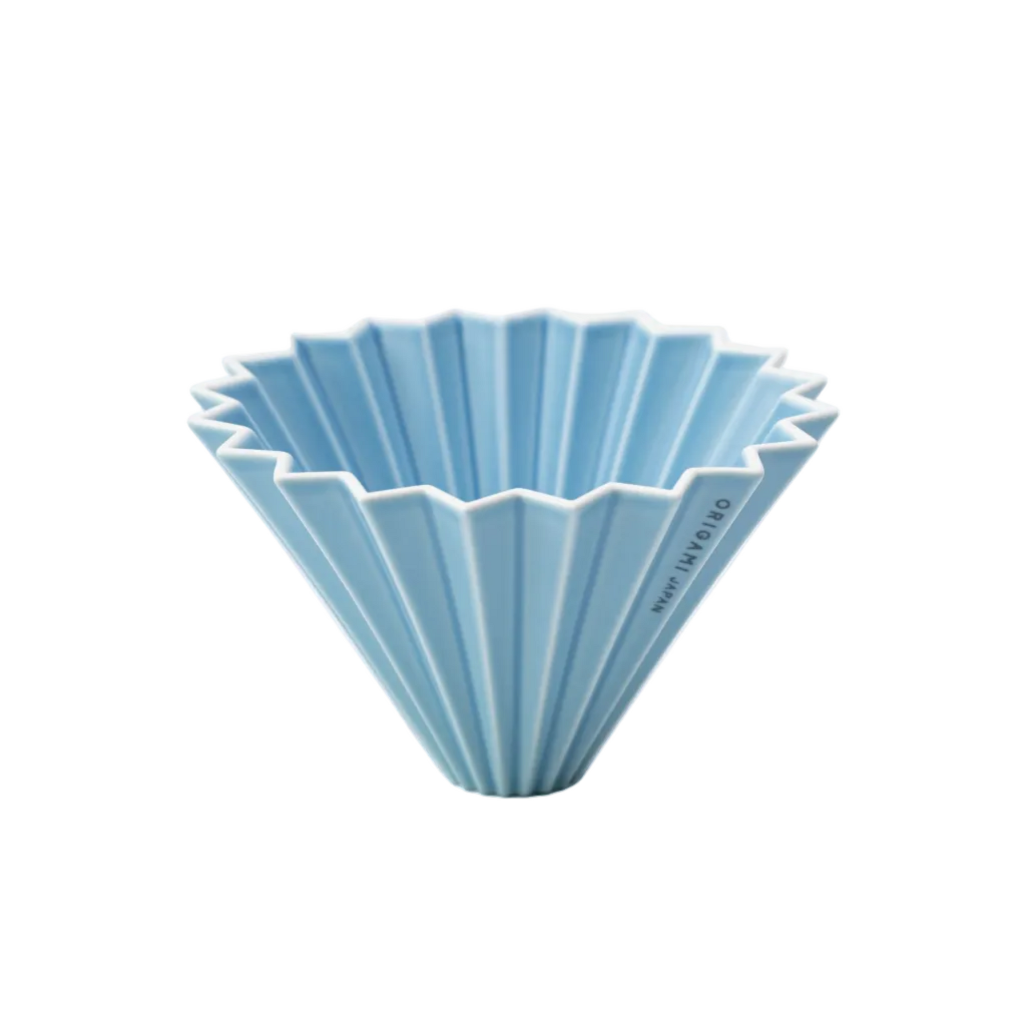 Origami - Pour Over Coffee Dripper - Porcelain - Matte Blue at Space Camp in Portland, Oregon