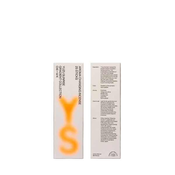 Orika - Aroma Changing Incense - Yuzu Sunrise