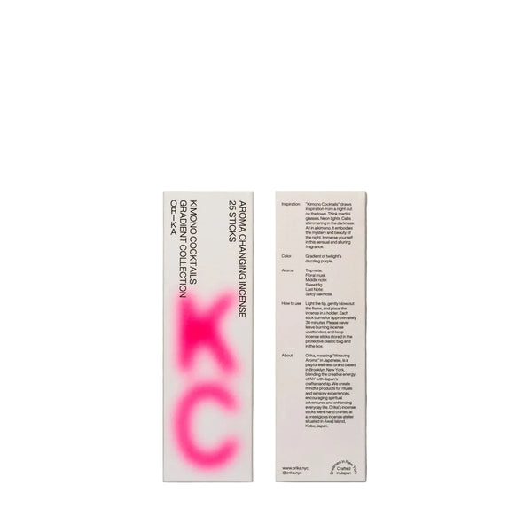 Orika - Aroma Changing Incense - Kimono Cocktails