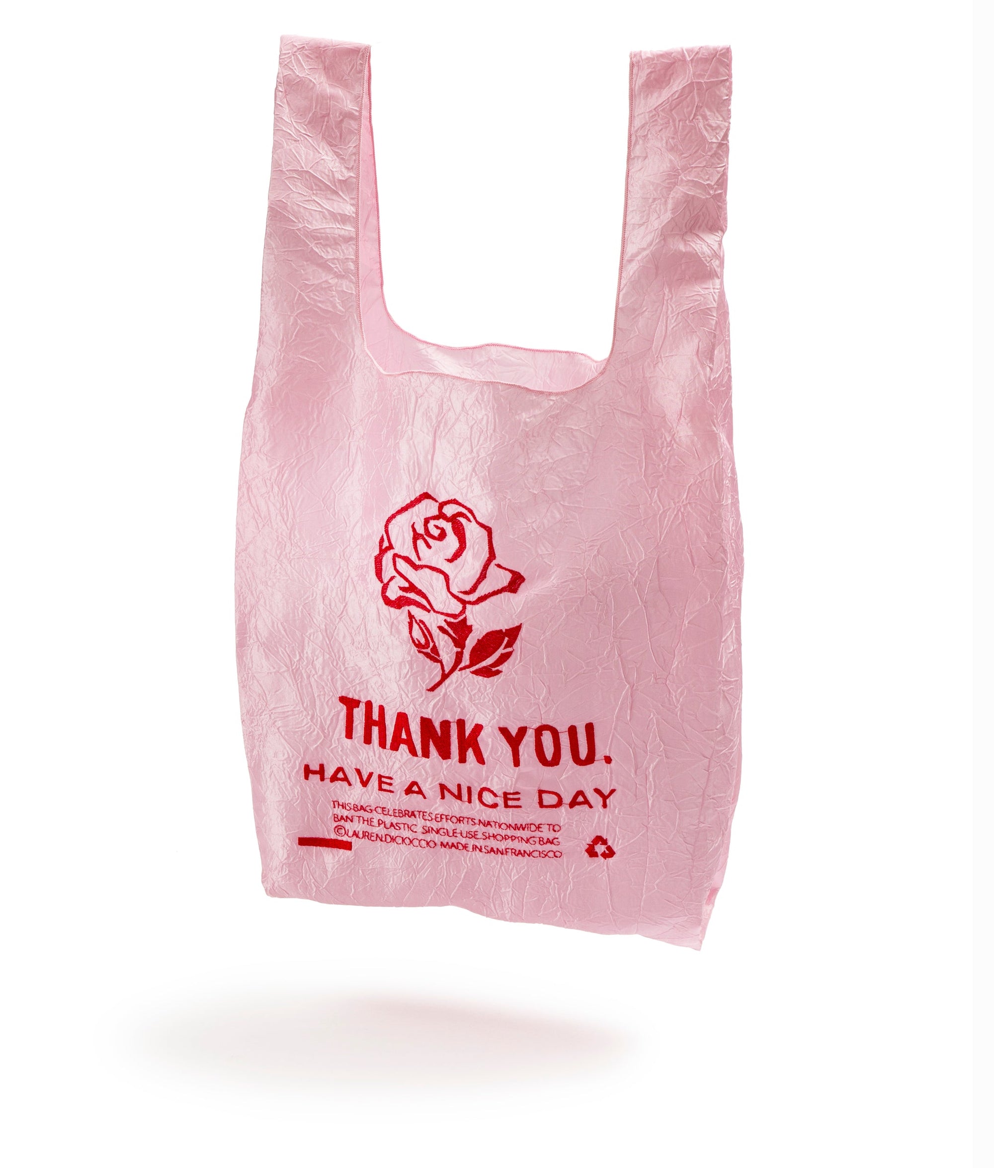Thank You Tote - Rose - Pink
