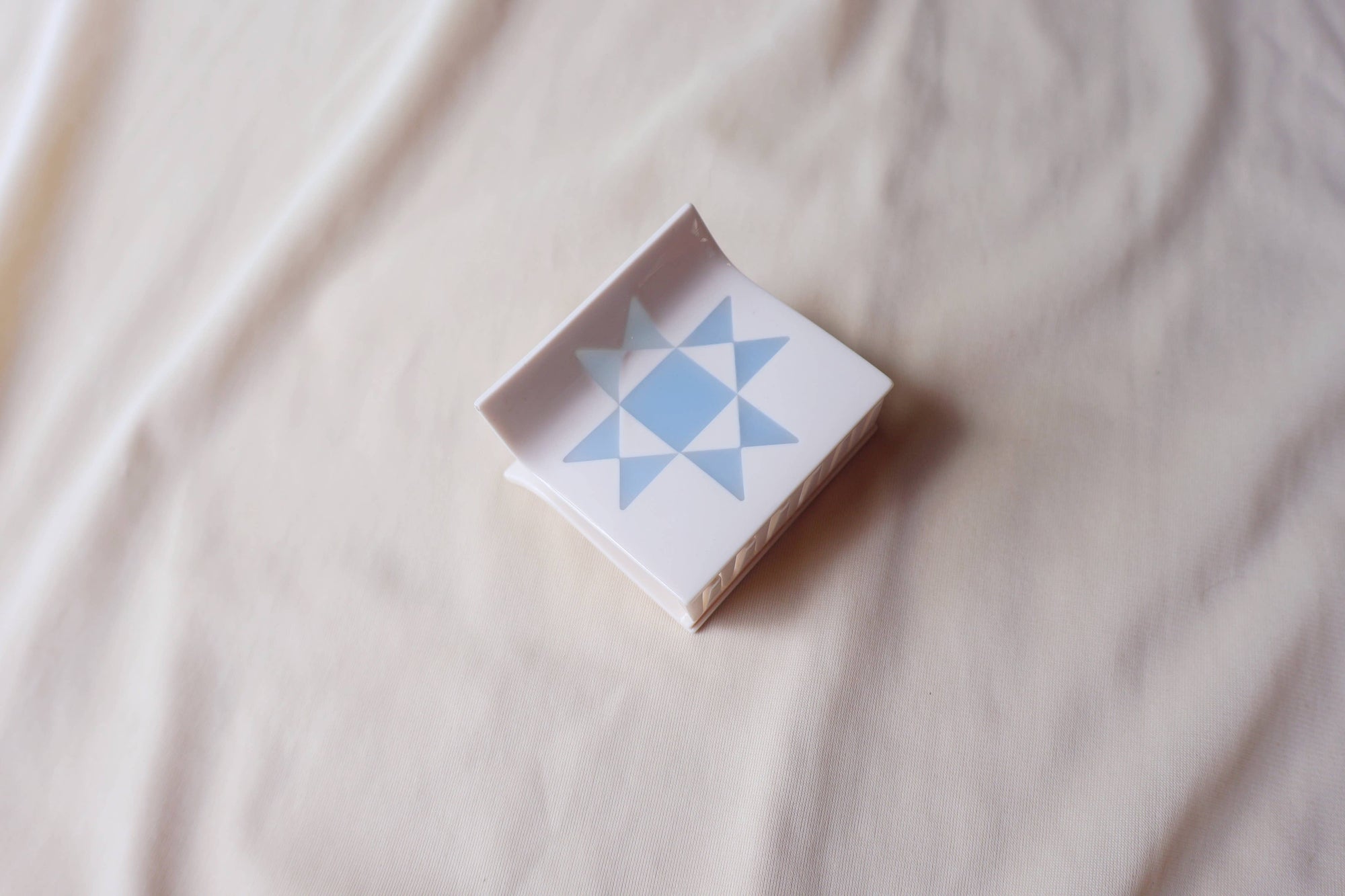Quilt Claw Clip - Faded Denim