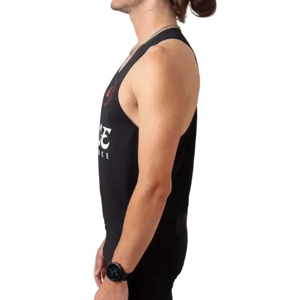 Rose Endurance - Running Singlet - Black