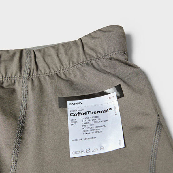 Satisfy - CoffeeThermal Cargo Tights - Dark Natural