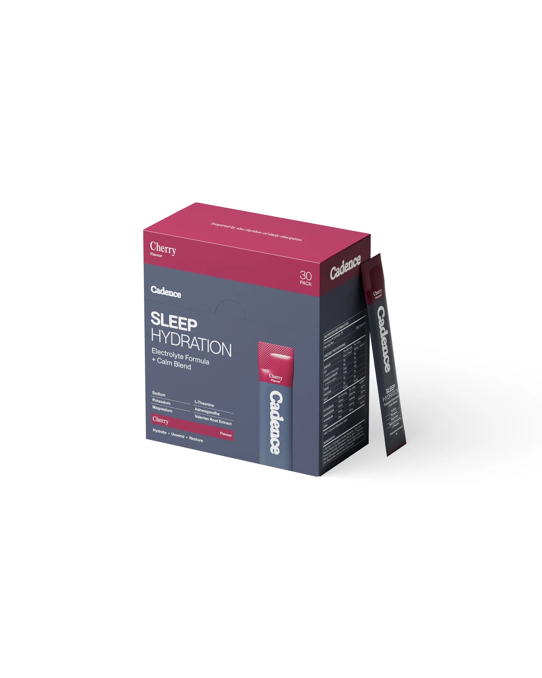 Cadence - Sleep Hydration Sachets - Cherry