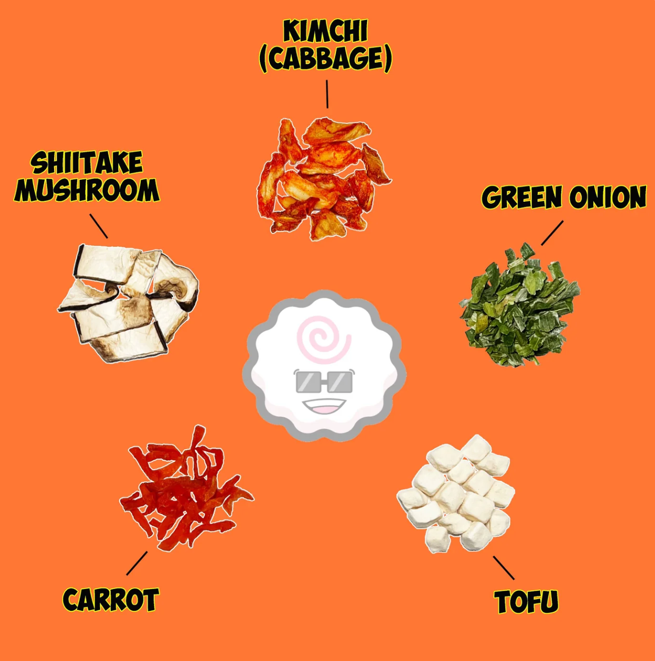 Ramen Bae - Ramen Toppings - Kimchi Mix - Space Camp