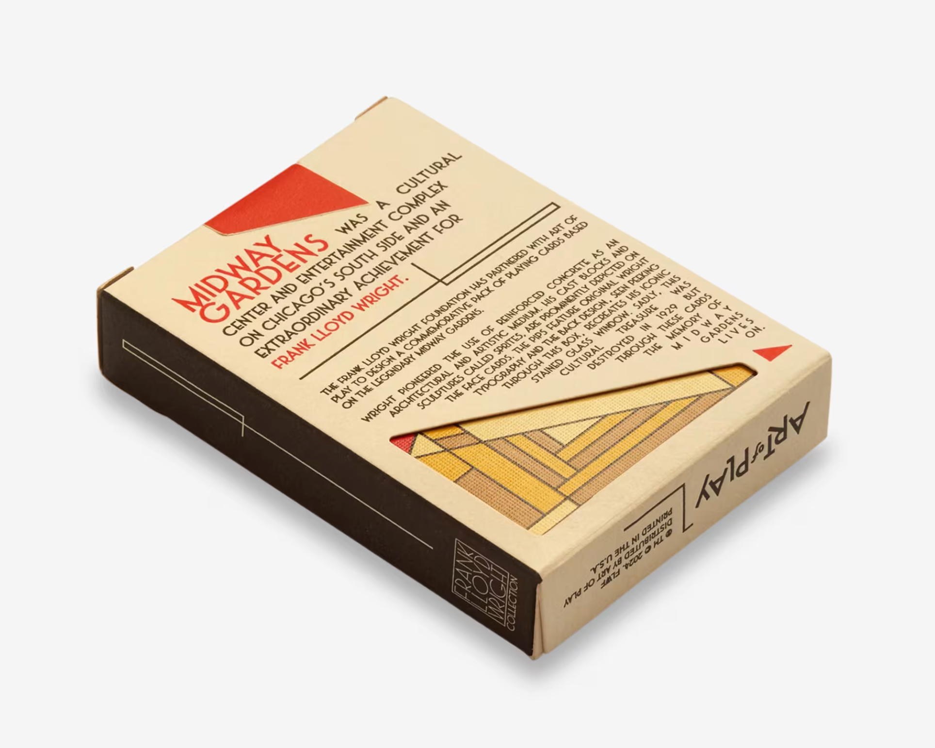 Frank Lloyd Wright - Midway Gardens Playing Cards