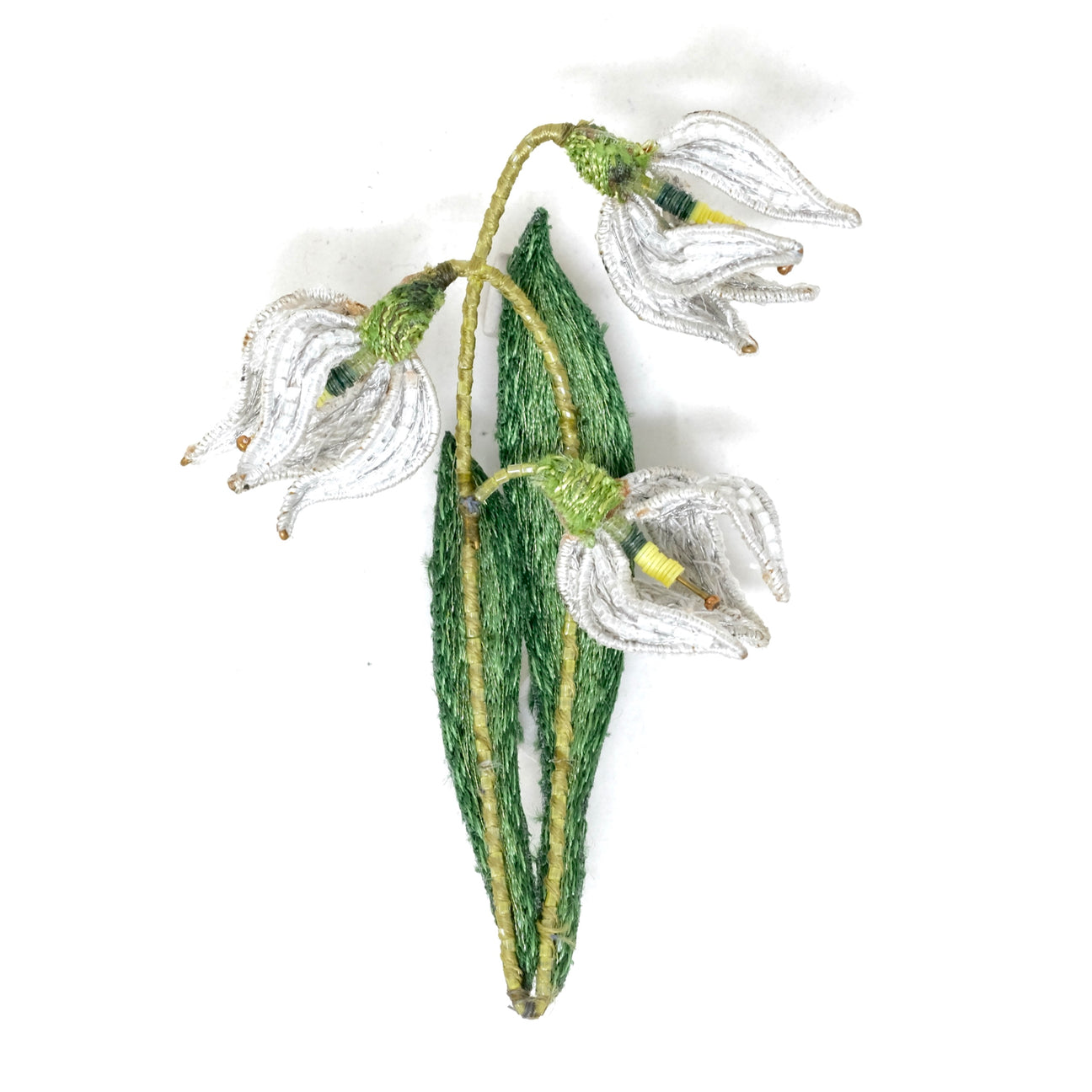 Snowdrop Flower Brooch