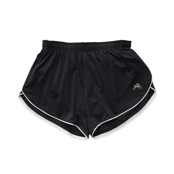 Tracksmith - Twilight Split Shorts - Black/Ivory
