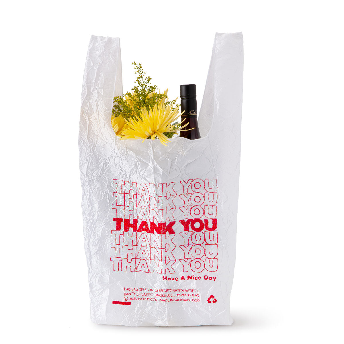 Thank You Tote - Thank you Thank you - Red/White - Space Camp