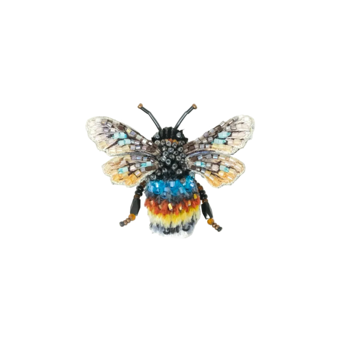 Trovelore Striped Bee Brooch - Space Camp